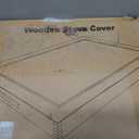 4 In 1 Noodle Board Stove Cover Lightweight Cutting Board Wood Stove Top Covers for Electric Stove, Glass Gas Stove Cover for Gas Burners - 30" x 22"