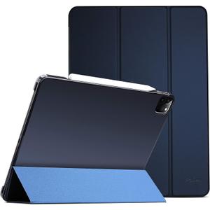 ProCase Smart Case for iPad Pro 11 Case 2021 2020 2018, Slim Stand Hard Back Shell Smart Cover for iPad Pro 11 Inch 3rd Generation 2021/ 2nd Gen 2020 / 1st Gen 2018 -Darkblue