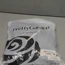 PRETTYGARDEN Womens Spring Long Sleeve Dresses 2026 Mock Neck Ruched Y2K Clothes Ruffle Layered Bodycon Mini Party Dress (Medium, Black)