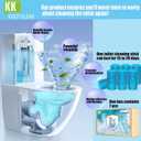 Clean Soon Krazy Toilet Cleaner, 7Pcs Krazy Pro Toilet Cleaner Easy to Use Leaving Fresh and Clean