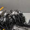 XMCOSY+ Smart Outdoor String Lights, 123Ft Patio Lights Waterproof, App Control, Compatible with Alexa, RGBCWIC Color Changing LED String Light for Outside (Black)