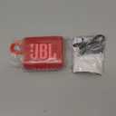 JBL Go 3: Portable Speaker with Bluetooth, Built-in Battery, Waterproof and Dustproof Feature - Red (JBLGO3REDAM)