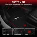 LASFIT Floor Mats for Toyota RAV4 2013-2018(Not Fit Hybrid) All Weather TPE Mats Custom Fit Floor Liner for Toyota RAV 4 LE/XLE/SE/Limited/Adventure Front and Rear 2 Row Car Mats,Black