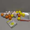 Stress Ball Valentines Day Cards Gifts for Kids Classroom -24 Pack, Mini Foam Sports Toys with Exchange Cards for Boys School, Valentines Goodie Bag Stuffer Class Treats Prizes for Preschool Toddlers