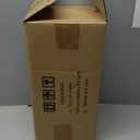 Lakumu 16.5" Table Top Christmas Tree, Hand Painted Resin Christmas Tree with Lights, Pre-lit Xmas Tree Decor Lighted Tabletop Decoration with Multicolored LED Bulbs, Ceramic-Like Finish, Pink