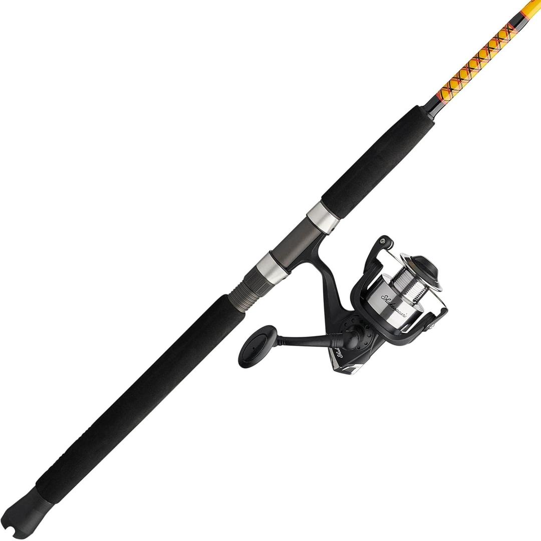 Ugly Stik Bigwater Spinning Reel and Fishing Rod Combo (50 Size Reel - 6'6" - Medium - 2pc)