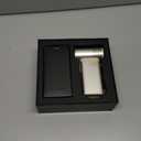 JISULIFE Portable Handheld Fan Ultra2, 9000mAh Max 25 Hrs, 5 IN 1, 100 Speed Turbo Fan Rechargeable 18W Power Bank with Flashlight, Metal Shell Multi-Function Travel Essentials Gifts for Men-Brown