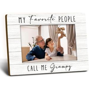 Foyoulame Pops Gifts Picture Frame 4x6, PopsGrandpa Wooden Picture Frame, Christmas Fathers Day Birthday Gifts for PopsGrandpa from Grandkids, Call Me Pops Decorative Photo Frames for Table Desk Decor