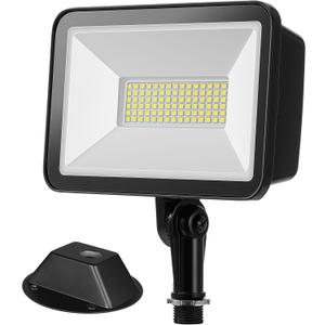 EDISHINE 10000LM Flood Lights Outdoor,73W LED Flood Light Outdoor, IP65 Waterproof, 5000K LED Security Light for Backyard, Flagpole, Garage, UL Listed
