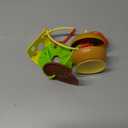 Hamburger Suction Cup Toys Holder for High Chair, Stroller Baby Toys 6-12 Months & Toddlers, 3 Tethers Keep from Falling, Great for Restaurant & Car Seat Airplane Travel