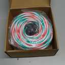 Thick Christmas Candy Cane Rope Light 0.4" Diameter, 99 ft 600 LED Candy Lights 8 Modes Waterproof Multicolor Lights for Garden Xmas Tree, Indoor Outdoor Christmas Decoration (White)