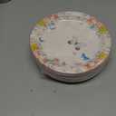 Wildflower Paper Plates 7 Inch 48 Pack, Floral Disposable Plates with Butterfly Bird Design, Garden Party Decorations Spring Paper Plates for Baby Shower Bridal Shower Tea Party Supplies