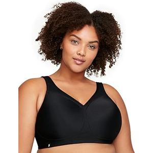Glamorise Full Figure Plus Size MagicLift Seamless Sports Bra Wirefree, Size: 48F