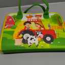 Letoya Toddler Busy Board, Farm Busy Book Montessori Toys for Toddlers, Sensory Board Learning Toy Educational Activity Books Birthday for Girls Boys, Travel Toys for Airplane Car