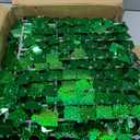 48 PCS Light Green Shimmer Wall Backdrop, Square Sequin Photo Backdrops Panel, Glitter Wall Background for Birthdays, Weddings, Christmas, Engagements, Disco Bachelorette Party Decoration (6FTx8FT)