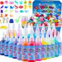Aibxiu Magic Water Elf Toy Kit, Crafts for Kids Ages 4-8-12, Aqua Fairy Water Gel with 22 Gels, 22 Sea Creature Molds, DIY Craft Kit, Birthday & Party Favors for Kids Ages 3+
