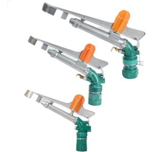 1.5-Inch Farm Irrigation Spray Gun, Pack of 2, 360 Rotating Lawn Sprinkler, Large Area Garden Watering System