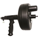 ProSource 2589943 Drum Auger, 1/4 in Dia x 15 ft L High Carbon Steel Spring Cable, Black