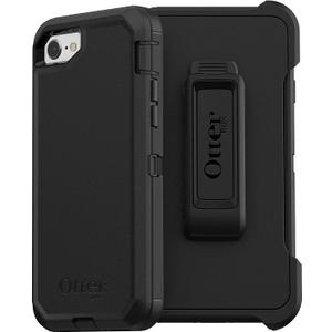 OtterBox Defender Series Series Case for iPhone SE (2nd gen - 2020) and iPhone 8/7 (NOT Plus) - Retail Packaging - Black