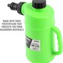OEMTOOLS 87010 Battery Filler, 2 Liter Battery Water Filler, Distilled Water Jug with Auto Shutoff Nozzle, Spill Prevention, Heavy Duty Polyethylene Container