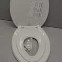 Little2Big Toilet Seat with Built-In Toddler Potty Training Seat, Slow Close, Easy to Install, Made in USA, ELONGATED, White
