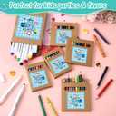 30 Packs School Art Set Kid Crayons Markers and Colored Pencils Bundle Kit Coloring Supplies Classrooms Student Christmas Holiday Gift