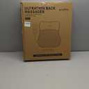 Back Massager, Rolling Up and Down Back Massager with Heat, Back Massage 4D Kneading for Pain Relief Deep Tissue, Ultrathin Shoulder Massager Gift for Women Men Parents Christmas (Black-1)