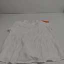 Blouses for Women Summer Tops 2025 Trendy Ruffle Sleeves Mock Neck T Shirts Pleated Front Loose Fit Work Blouse M