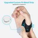 KD Thumb Brace Elite: CMC Thumb Support for Osteoarthritis and Arthritis Pain Relief - Fits Snugly Thumb Brace for Women Men (Medium, Left Hand)