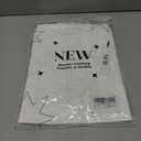 Rooscier Women's Lace Short Sleeve V Neck Casual Office Work Tunic Shirt Top (White, S)