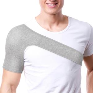 Ipetboom Shoulder Brace: Rotator Cuff Support Brace Wrap for Men and Women - Shoulder Compression Sleeve for Preventing Strains and Dislocation, M