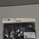 Men's Cotton Jersey Boxer Briefs 5-Pack (Large, Black)