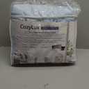 CozyLux King Size Comforter Set Light Blue, 7 Pieces Bed in a Bag, Blue Comforter King Size, All Season Bedding Sets with Stitch Quilted Comforter, Flat Sheet, Fitted Sheet, Pillowcases