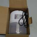 EASYSPEED Electric Garlic Chopper 1Cup, Mini USB Charging Wireless Food Processor with 304 Stainless Steel, 2 Sharp Blades, Portable Kitchen Meat Grinder for Onion, Garlic, Ginger, Chili (White)