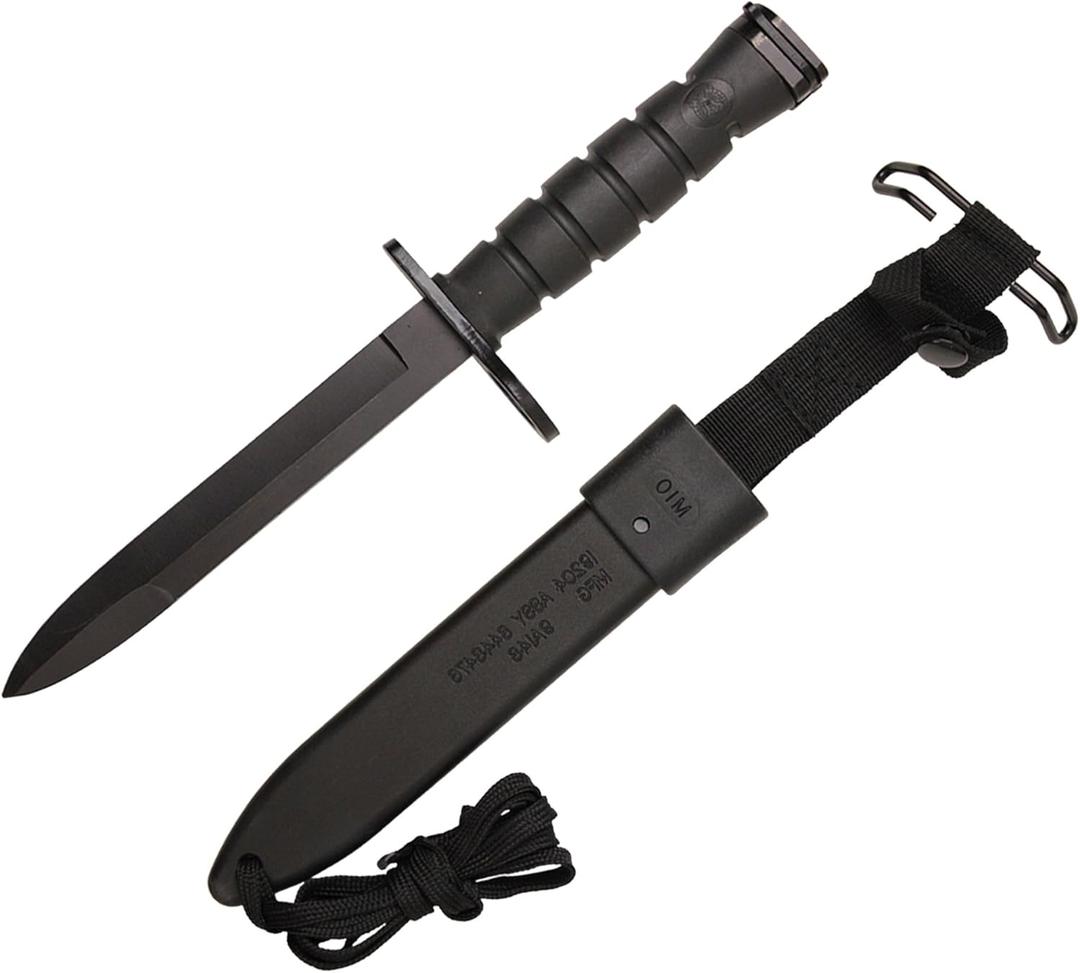 Wartech H-16M M7 Bayonet Knife with Sheath, 13",Metal