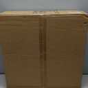 zouzai Ceiling Fans with Lights, 20" Flush Mount Ceiling Fan with Remote & APP Control, Black Low Profile Ceiling Fan, Smart Dimmable LED Ceiling Fan for Bedroom, Classic Crystal Model Black