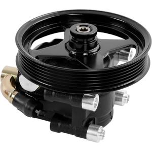 Power Steering Pump with Pulley, Compatible with 2009-2010 Ford F150 / Expedition/Lincoln Navigator, 4.6L / 5.4L V8, Replace# 20-386P1, 20-389, 9L3Z-3A674-C