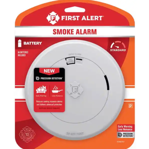 Slim Smoke Alarm, Battery Powered by First Alert