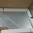 LOAAO 24X30 Inch Brushed Nickel Bathroom Mirror, Rounded Rectangle Silver Metal Frame Mirror, Brushed Nickel, Anti-Rust, Shatter Proof, Hangs Horizontally or Vertically