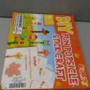 Qyeahkj 24 Sets Thanksgiving Craft Kits for Kids Fall Theme Bookmark Crafts with Popsicle Stick Turkey Maple Leaf Pumpkin Scarecrow Arts for Home Classroom Decors Activities Games