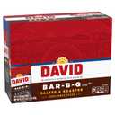 DAVID Sunflower Seeds, Bar-B-Q Flavor, Stocking Stuffer, 1.625 oz. (Pack of 12)
