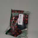 SCENEREAL Fleece Dog Shoes for Small Medium Dogs Christmas, Anti-Slip Sole Puppy Boots & Paw Protectors with Reflective Straps Red Plaid Warm Soft Outdoor Walking Indoor Hardfloors, Size 5