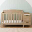 Graco Benton 4-in-1 Convertible Crib and Changer, Driftwood