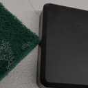 Saillong Transducer Mounting Plate Kit, 25mm Transducer Mount with Adhesive, Adhesive Mount with Scouring Pads Cleaning Wipes, No Drill Sensor Mount(Black)