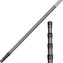 DOBEN 3K Carbon Fiber Pool Pole, Upgraded Telescopic Pool Pole 4.6 to 15 Feet, Professional Telescoping Swimming Pool Pole for Skimmer Net, Brush, Vacuum Head 15FT (Bright)