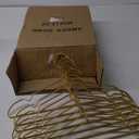 Amber Home 20 Pack Premium Matte Gold Aluminum Coat Hangers, 16.5 Extra Smooth & Durable Metal Shirt Dress Hanger, Light & Sturdy Metal Rack for Jacket Trouser Pant Slack