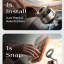 LISEN Suction Phone Mount2026 Auto Vacuum 3.0, 360 Adjustable Magnetic Phone Holder for Car Dashboard Universal Magsafe Accessories Gifts for Men Women for iPhone 17 Pro Max Air 16 15 14 13 12, Black
