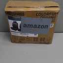 CAR PASS Universal FIT Piping Leather Two Front Seat Covers, Waterproof Faux Leather for SUV Sedan Van Truck, Airbag Compatible,Reserved Opening Holes for Headrest Covers. (Black red)