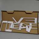 Tailgate Insert Letters Compatible with 2023 2024 2025 Chevy Colorado 3D Emblems Badge with Strong Adhesive Matte Black