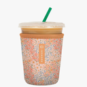 Sok It JavaSok Iced Coffee & Cold Soda Insulated Neoprene Cup Sleeve (Dainty Florals, Medium: 22-28oz)